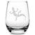 Premium Wine Glass, Gecko Design, 16oz, Laser Etched or Hand Etched