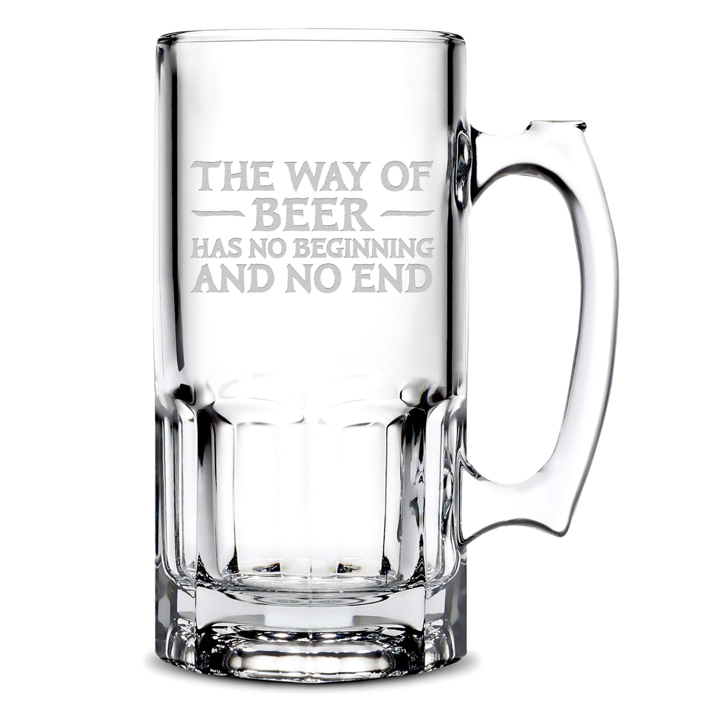 Premium Gibraltar Beer Mug, Avatar Way of Beer, 32oz, Laser Etched or Hand Etched