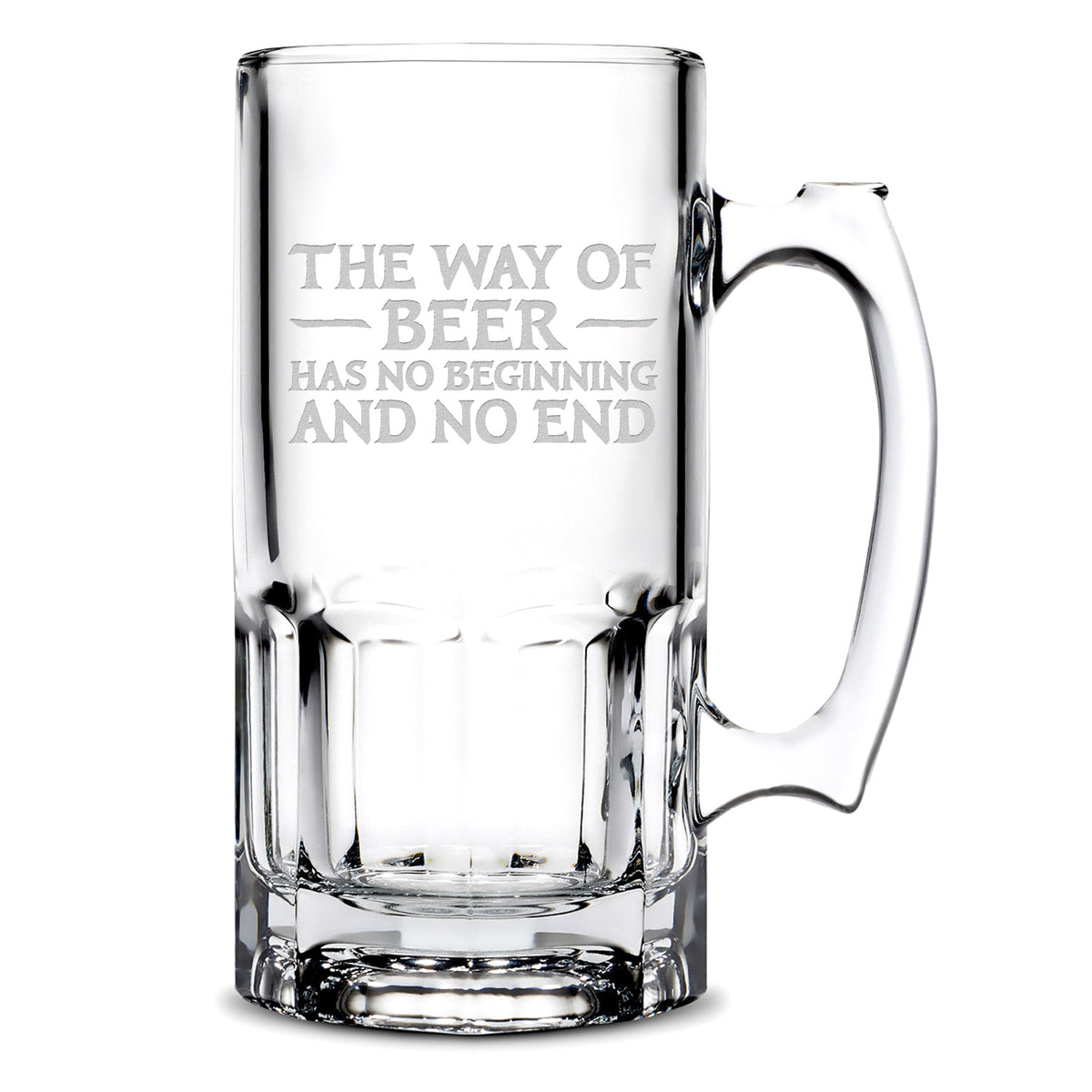 Premium Gibraltar Beer Mug, Avatar Way of Beer, 32oz, Laser Etched or Hand Etched