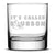 Premium Whiskey Glass, It's Called Bourbon, Hand Etched , 11oz
