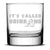 Premium Whiskey Glass, It's Called Drinking, Hand Etched , 11oz