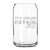 Premium Beer Can Glass, It's Called Futbol, 16oz, Laser Etched or Hand Etched