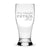 Premium Beer Pilsner Glass, It's Called Futbol, 16oz