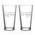 Premium Beer Pint Glasses, It's Called Soccer, Set of 2, Laser Etched or Hand Etched
