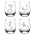 Premium Wine Glasses, Mermaid Designs, 16oz (Set of 4), Laser Etched or Hand Etched