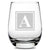 Customizable Monogram Stemless Wine Glass, 16oz, Laser Etched or Hand Etched