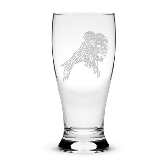 Pilsner Glass, Avatar Tonowari, 16oz, Laser Etched or Hand Etched