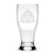 Premium Etched Pilsner Glass, Celtic Trinity, 16oz, Laser Etched or Hand Etched