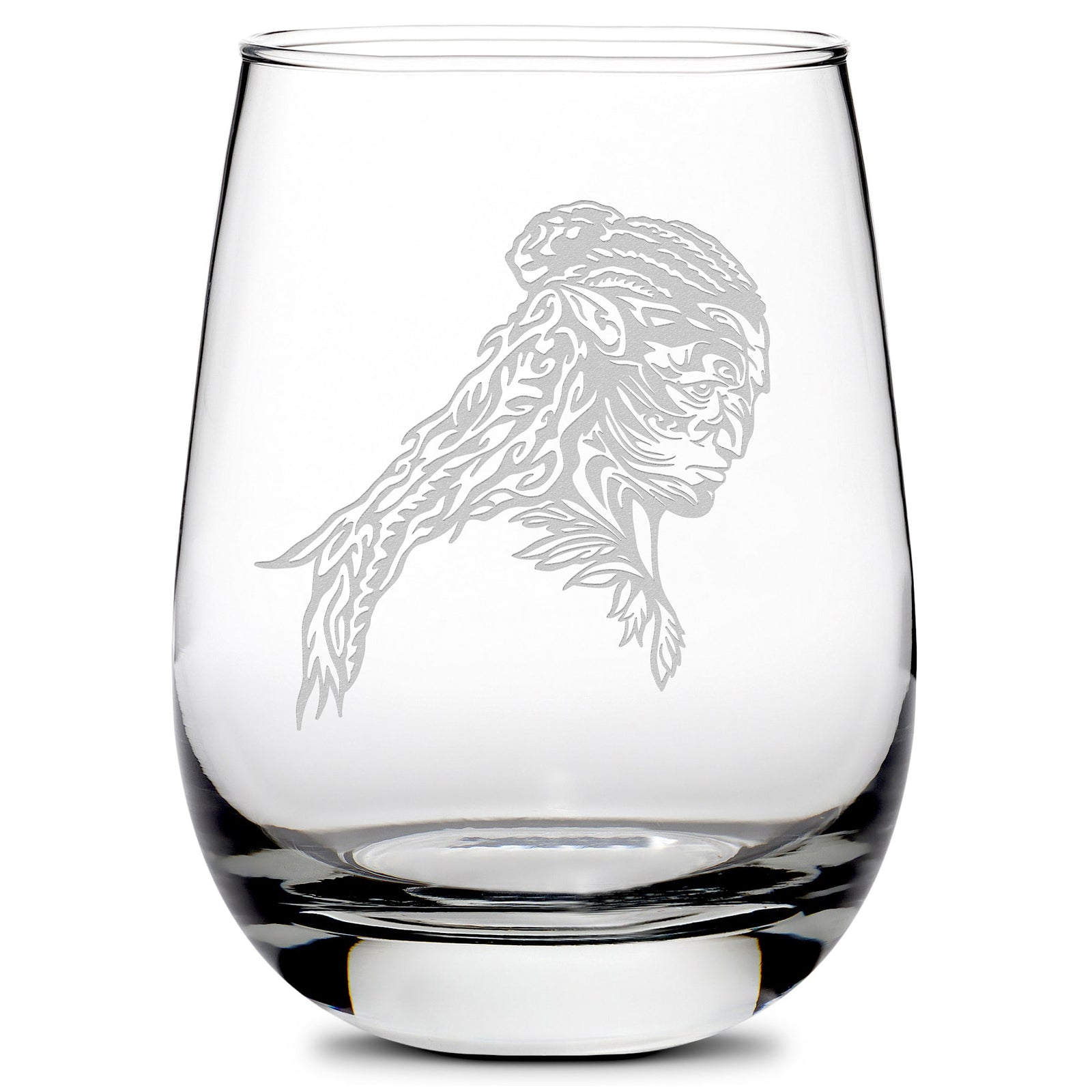 Premium Wine Glass, Avatar Tonowari, 16oz, Laser Etched or Hand Etched