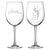 Stemmed Tulip Wine Glass, Drinkerbelle, Drink Happy Thoughts, Set of 2