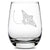 Premium Wine Glass, Stingray Design, 16oz