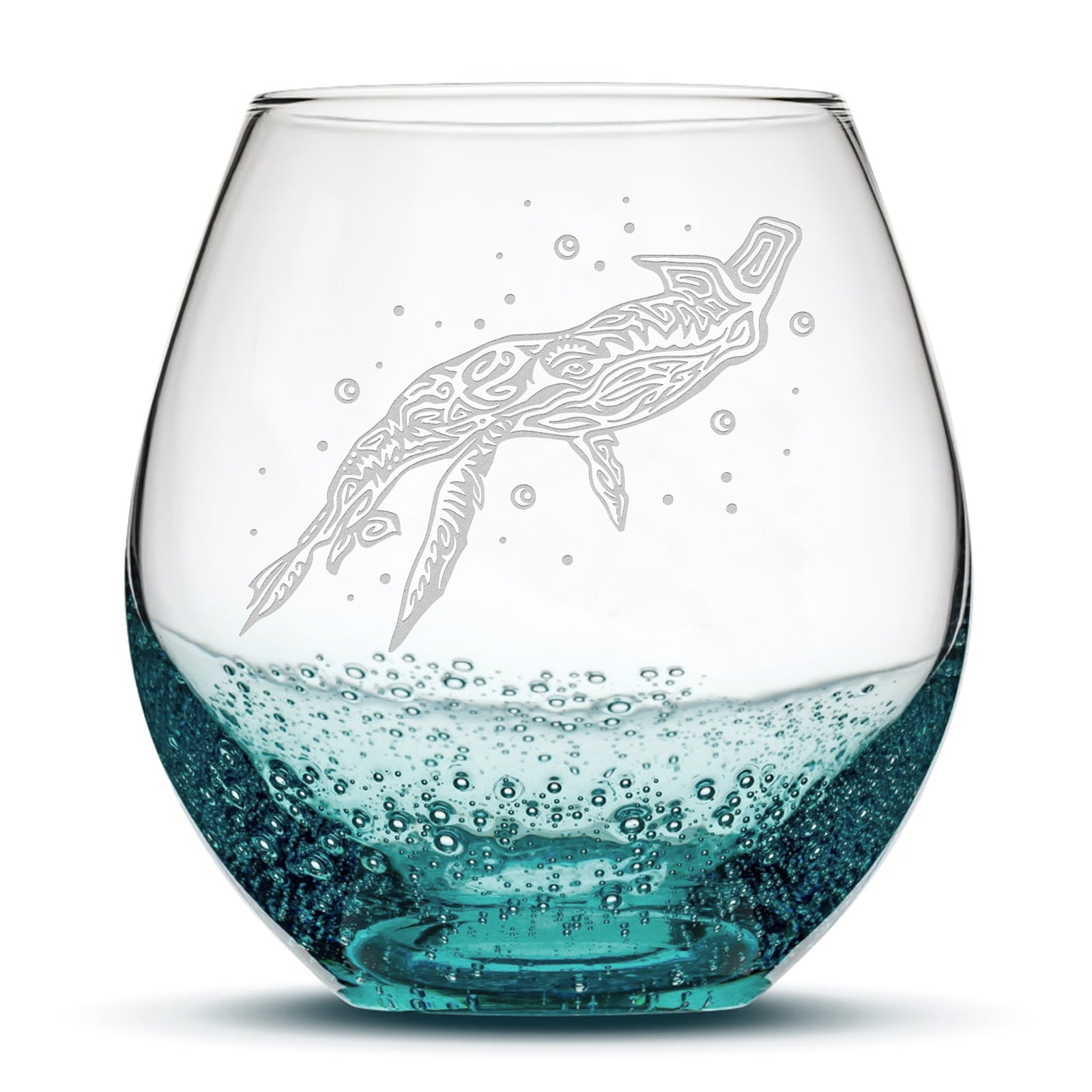 Sky Fish Stemless Stainless Steel Etching Wine