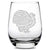 Premium Stemless Wine Glass, Turkey Season, Laser Etched or Hand Etched, Made in USA, 16oz