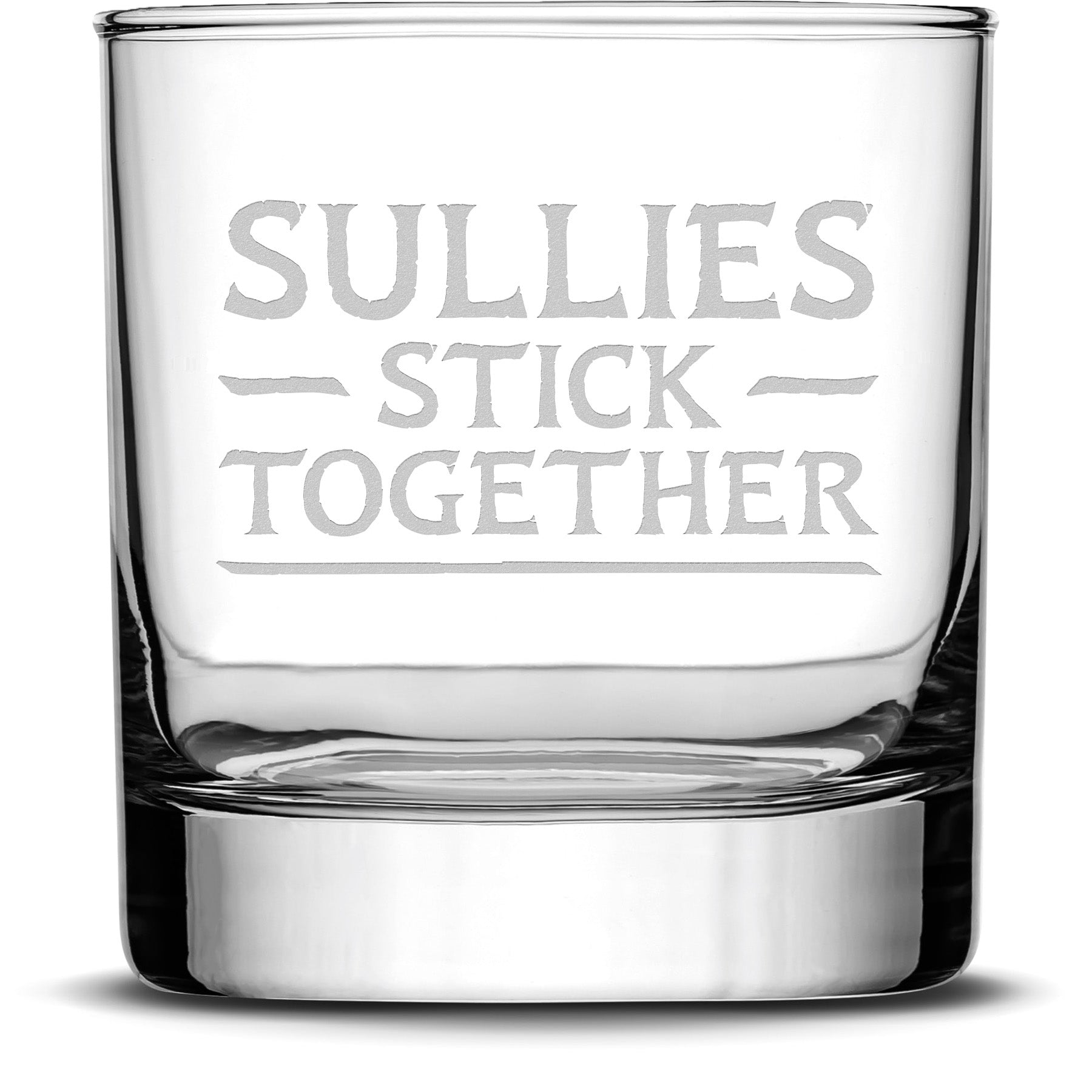 Premium Whiskey Glass, Avatar Sullies Stick Together, 11oz