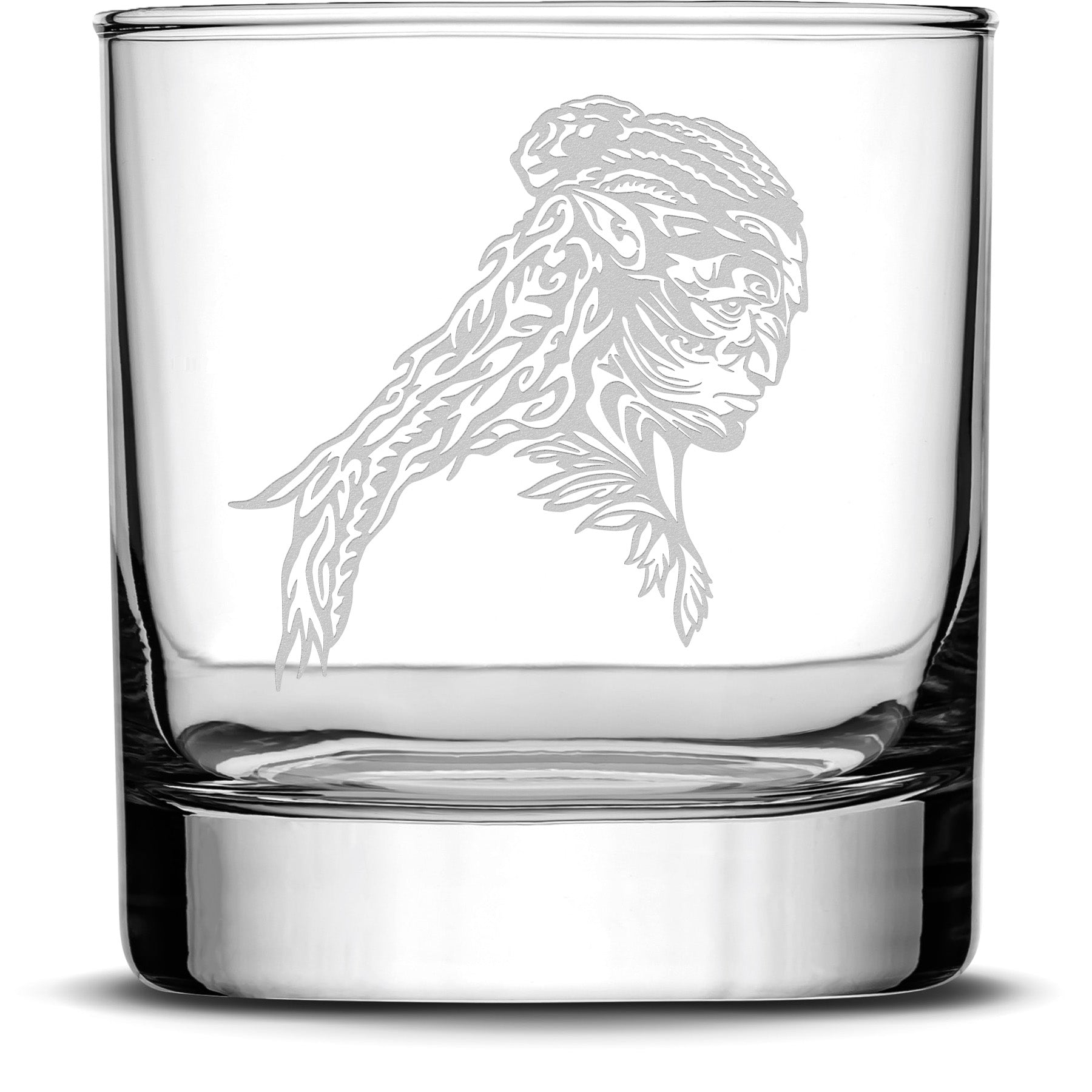 Premium Whiskey Glass, Avatar Tonowari, 11oz, Laser Etched or Hand Etched