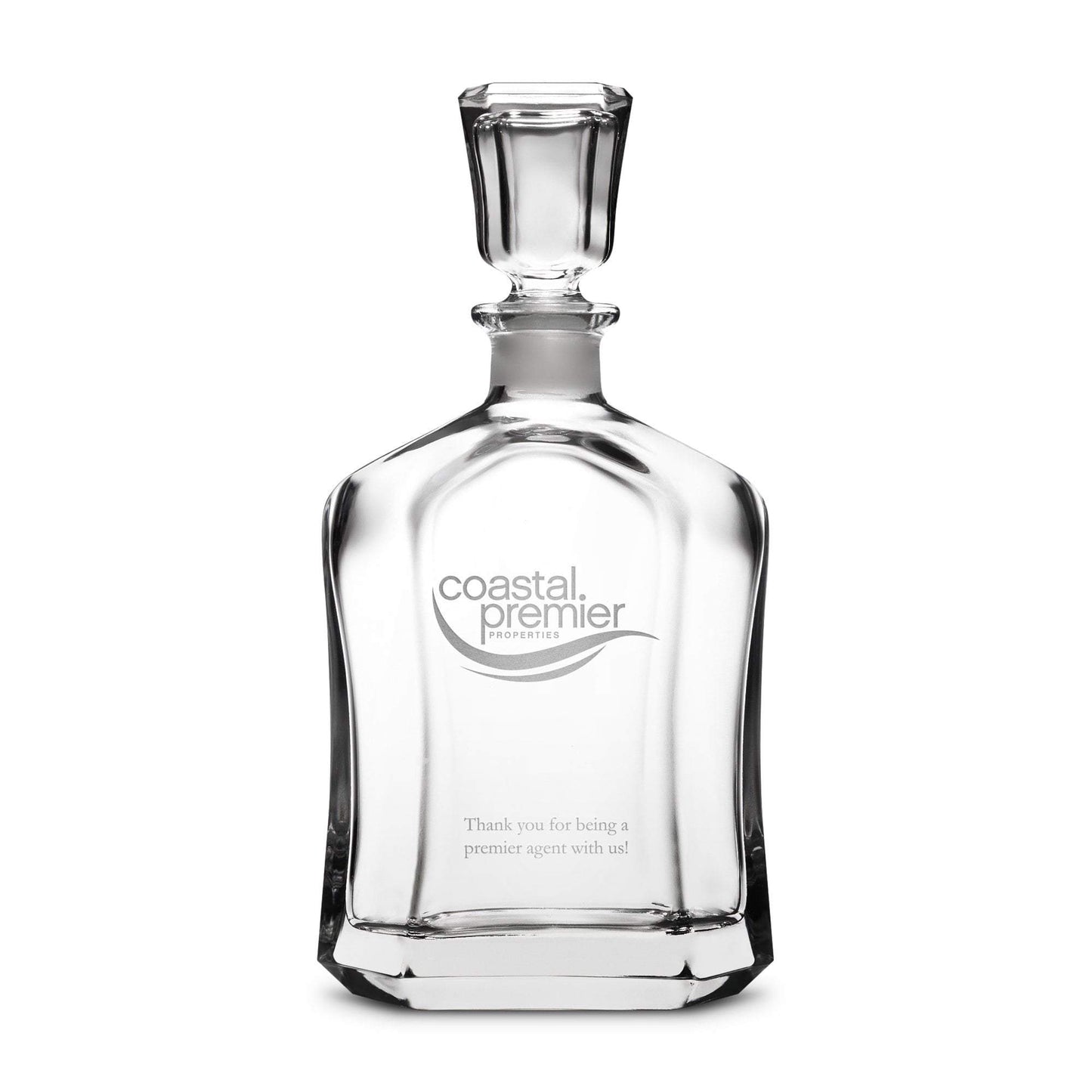 Coastal Premier Properties Refillable Capital Decanter, 750mL Integrity Bottles