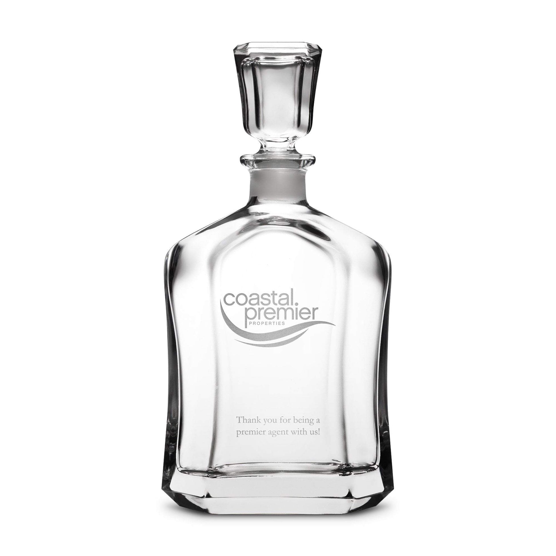 Coastal Premier Properties Refillable Capital Decanter, 750mL Integrity Bottles