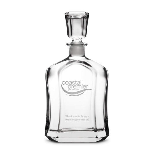 Coastal Premier Properties Refillable Capital Decanter, 750mL Integrity Bottles
