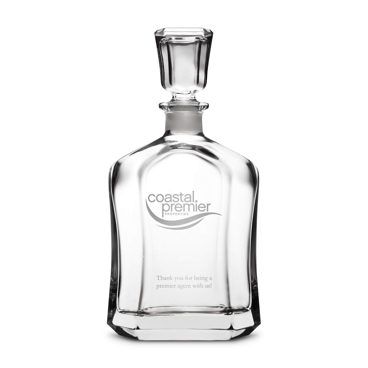 Coastal Premier Properties Refillable Capital Decanter, 750mL Integrity Bottles