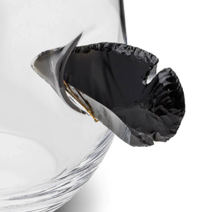 Custom Etched Obsidian Arrowhead Stemless Wine Glass Integrity Bottles