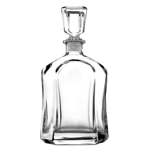 Custom Etched Refillable Capital Decanter, 750mL by Integrity Bottles