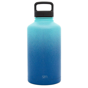 Custom Etched Simple Modern Summit Water Bottle, 64 Ounce by Integrity Bottles