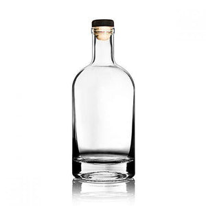  Custom Nordic Bottle, 750mL Deep Etched Liquor Bottle, Refillable by Integrity Bottles