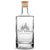 Deep Etch (no color) Premium Refillable Jersey Bottle, Malt Whiskey Mixtures, 750mL by Integrity Bottles
