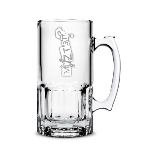 Customizable Gibraltar Beer Mug, 32oz, Laser Etched or Hand Etched