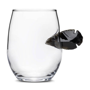 Limited Edition Game of Thrones Dragon Glass, Obsidian Arrowhead Stemless Wine Glass BenShot