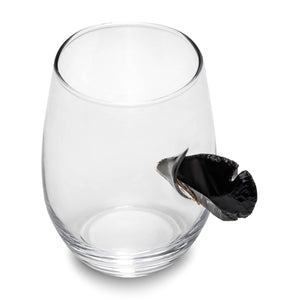Limited Edition Game of Thrones Dragon Glass, Obsidian Arrowhead Stemless Wine Glass BenShot