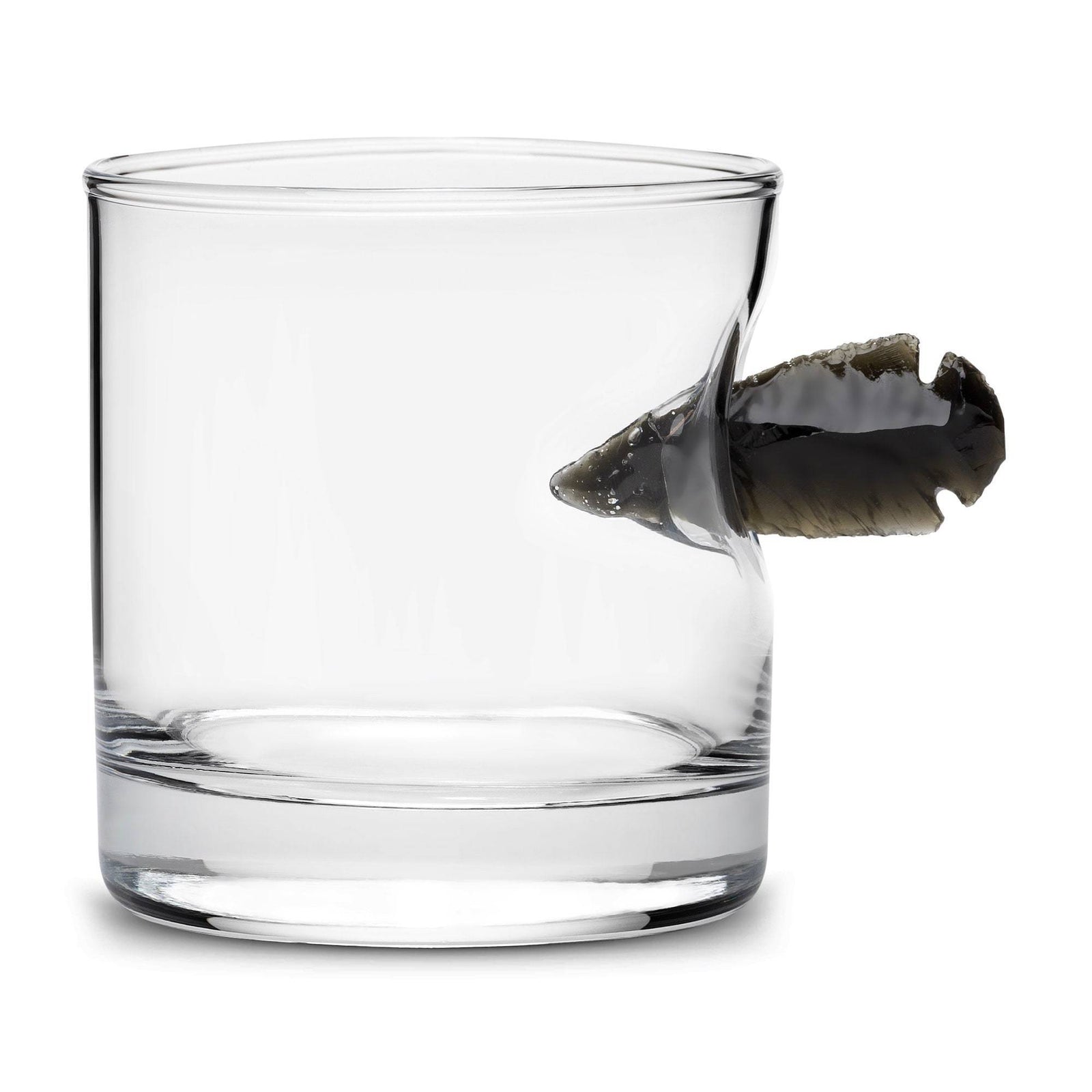 Limited Edition Game of Thrones Dragon Glass, Obsidian Arrowhead Whiskey Glass Integrity Bottles