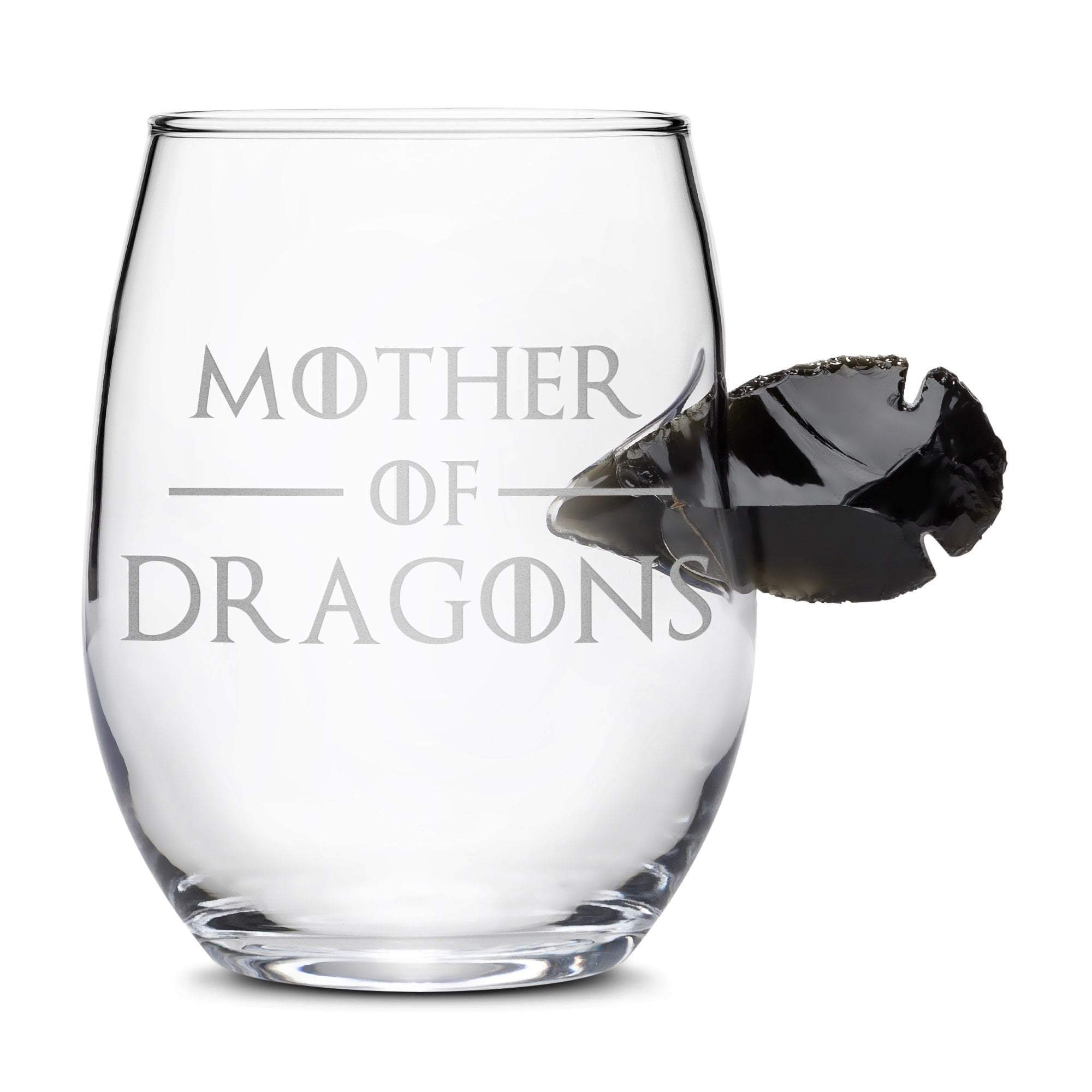 Limited Edition Game of Thrones Wine Dragon Glass Obsidian Arrowhead, Mother of Dragons Integrity Bottles