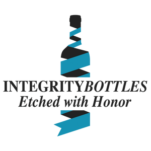 Premium American Flag Pint Glass Integrity Bottles