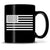 Premium Coffee Mug, American Flag, 12oz (Black) Integrity Bottles
