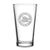Premium Pint Glass, Baby Yoda One For Me - Circle Logo, 16oz, Laser Etched or Hand Etched