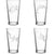 Premium Pint Glasses, Shark, Dolphin, Sea Turtle, and Stingray Designs, 16oz (Set of 4) by Integrity Bottles
