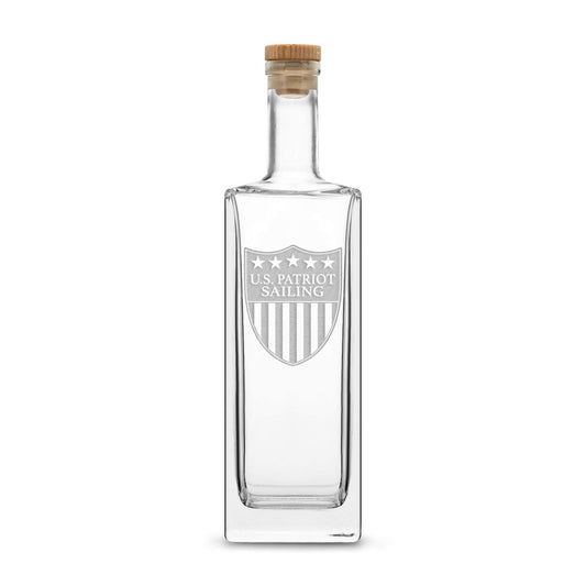 Premium Refillable Liberty Bottle, US Patriot Sailing Logo, 750mL Integrity Bottles