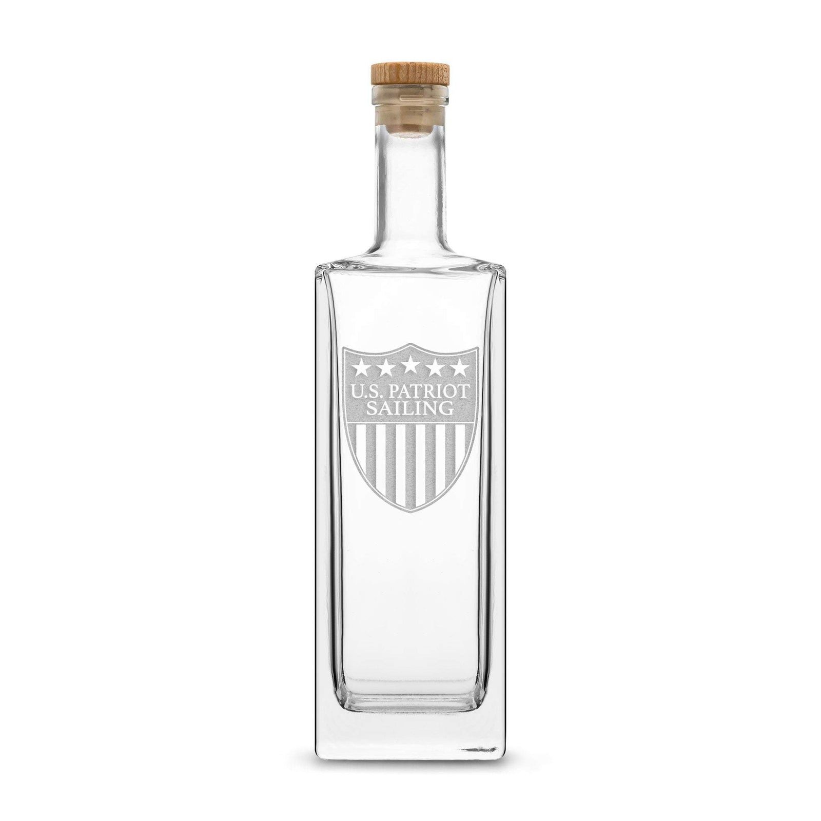 Premium Refillable Liberty Bottle, US Patriot Sailing Logo, 750mL Integrity Bottles