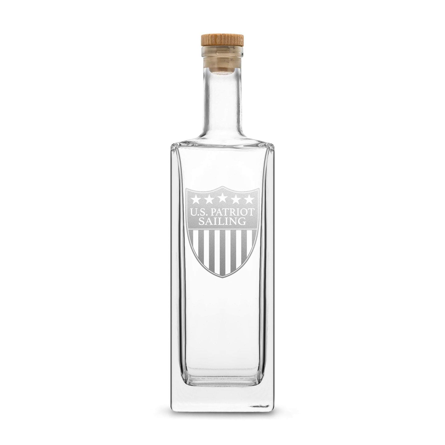 Premium Refillable Liberty Bottle, US Patriot Sailing Logo, 750mL Integrity Bottles