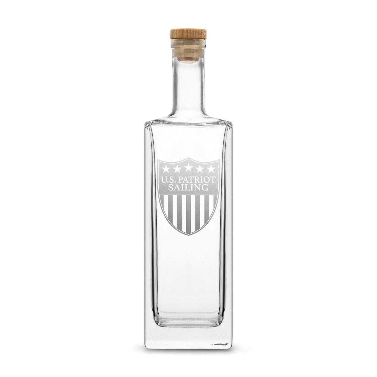 Premium Refillable Liberty Bottle, US Patriot Sailing Logo, 750mL Integrity Bottles