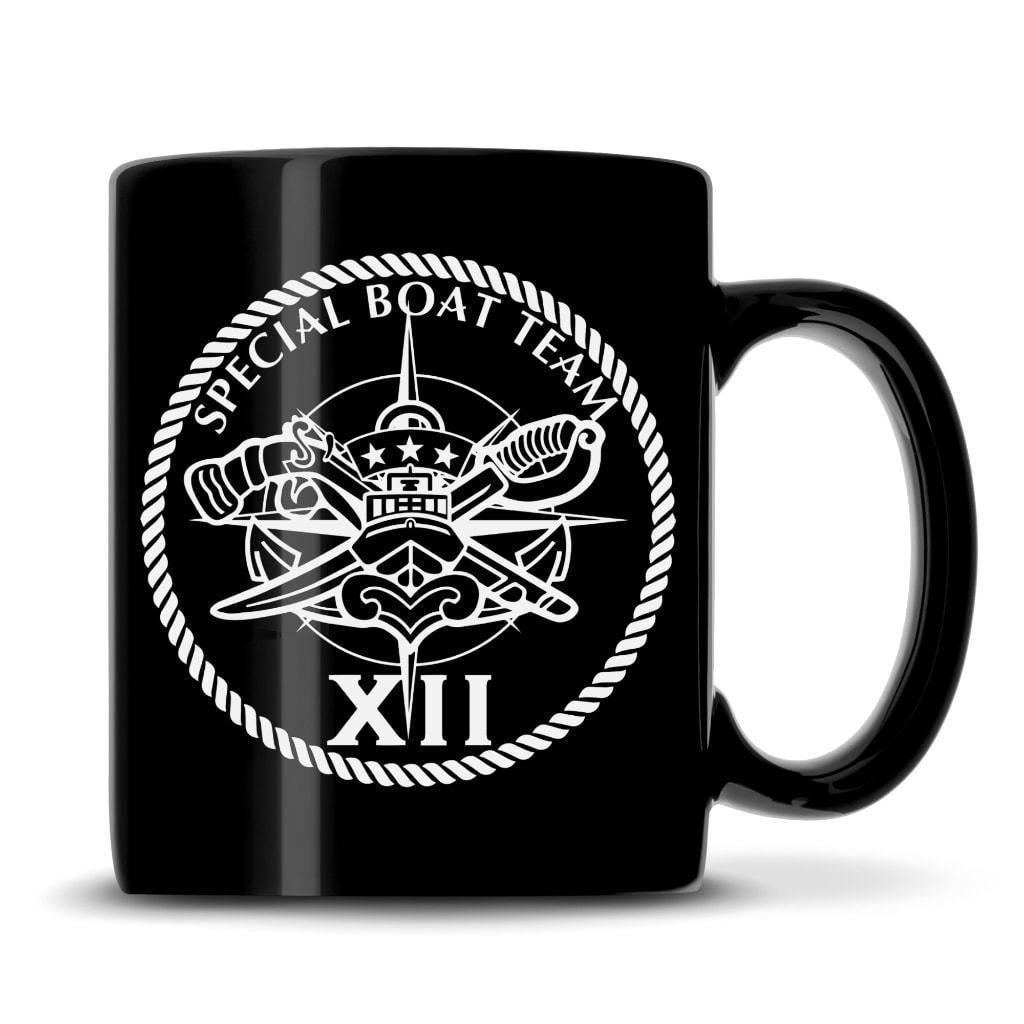 Premium SBT-12 Coffee Mug, Sand Carved 12 oz Drinking Mugs, New Logo, Hand Etched by IB Military