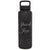 Premium Stainless Steel Water Bottle, Spark Joy Design, Extra Lid, 40oz (Midnight Black) Integrity Bottles