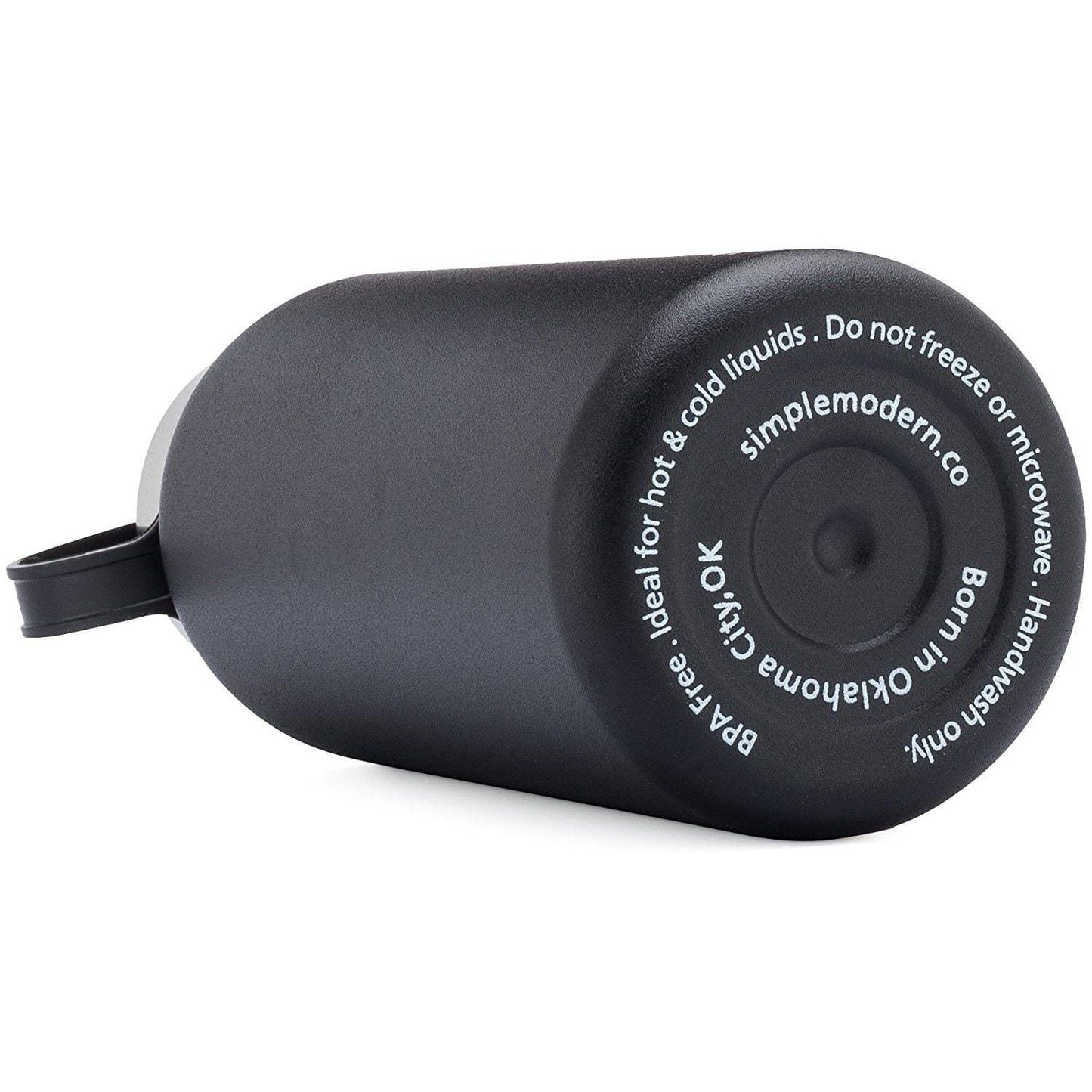 Premium Stainless Steel Water Bottle, Spark Joy Design, Extra Lid, 40oz (Midnight Black) Integrity Bottles