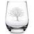 Premium Stemless Wine Glass, Fall Season, Hand Etched, Made in USA, 16oz by Integrity Bottles