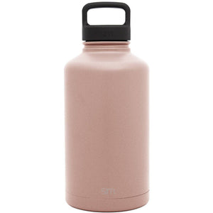 Rose Gold Custom Etched Simple Modern Summit Water Bottle, 64 Ounce by Integrity Bottles