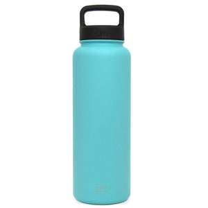 Teal Custom Etched Simple Modern Summit Water Bottle, 40 Ounce Integrity Bottles