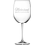 Tulip Wine Glass with Mother's Day Quote, Hand Etched by Integrity Bottles