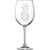 Tulip Wine Glass with Pineapple Design, Hand Etched by Integrity Bottles