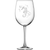 Tulip Wine Glass with Seahorse Design, Hand Etched by Integrity Bottles